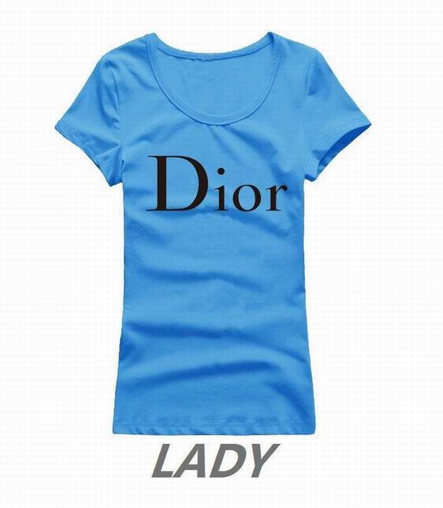 Dior short round collar T woman S-XL-038